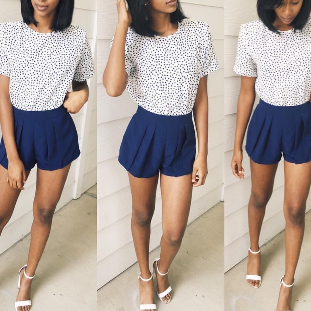 SMALL navy Shorts